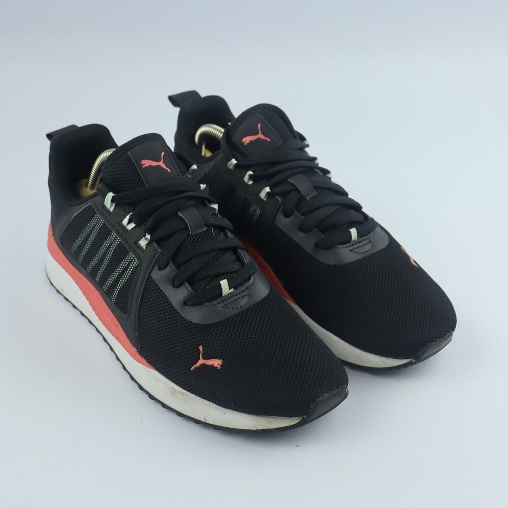 Puma Pacer Net Cage 368892-02 Women's 10 Running Shoes Black Athletic Sneakers